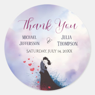 Sticker Rond La Dolce Vita Inspiration française Classique 1940