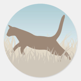 Sticker Rond La douceur du vent