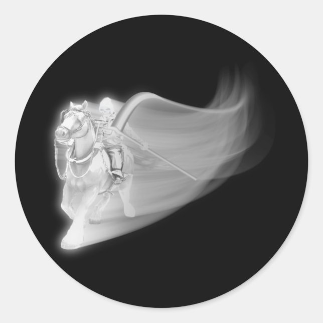 Sticker Rond La Faucheuse Grim Repart (Devant)