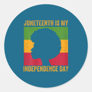 Sticker Rond La fête de la liberté des femmes Juneteenth - 19 j