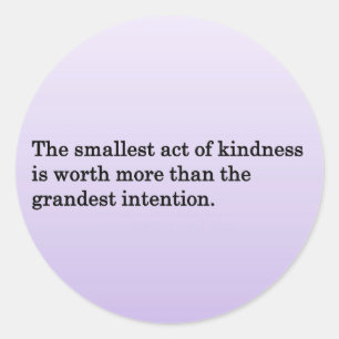 Sticker Rond La gentillesse des autres