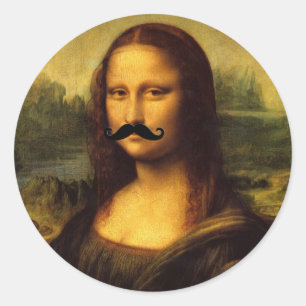 Sticker Rond La Gioconda