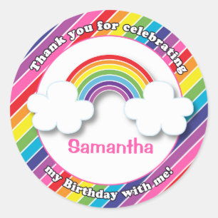 Sticker Rond La grande partie de dernière minute d'enfants vou