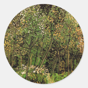 Sticker Rond La Grove par Vincent van Gogh