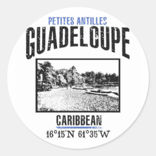 Sticker Rond La Guadeloupe