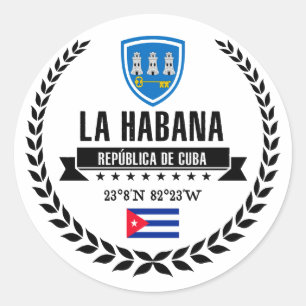 Sticker Rond La Havane