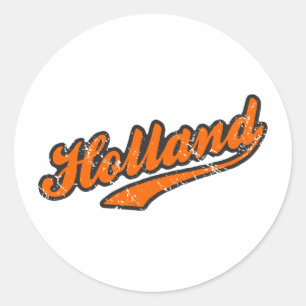 Sticker Rond La Hollande