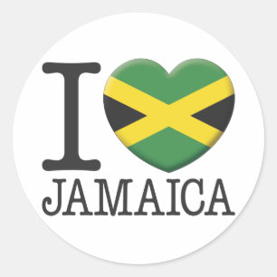Sticker Rond La Jamaïque