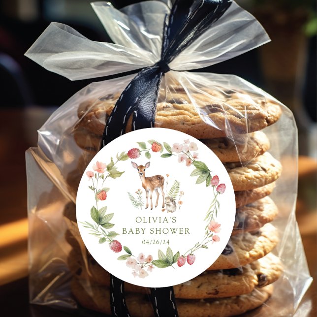 Sticker Rond La Joie de la Nature Baby Shower Ceremony (Créateur téléchargé)