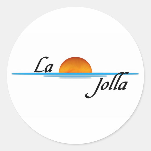 Sticker Rond La Jolla (Devant)