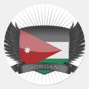 STICKER ROND LA JORDANIE