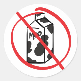 Sticker Rond La laiterie libèrent le produit