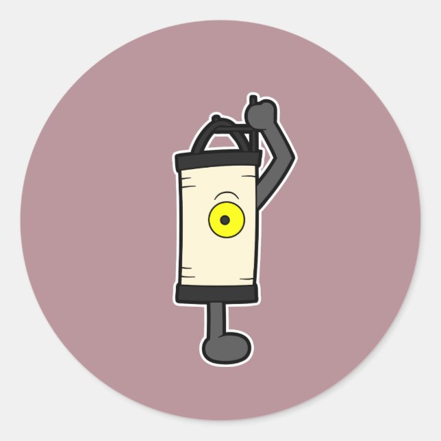 Sticker Rond La Lanterne Yokai, Chochin-obake, (Devant)