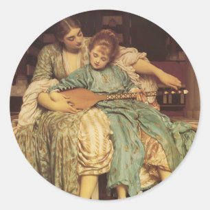 Sticker Rond La leçon de musique