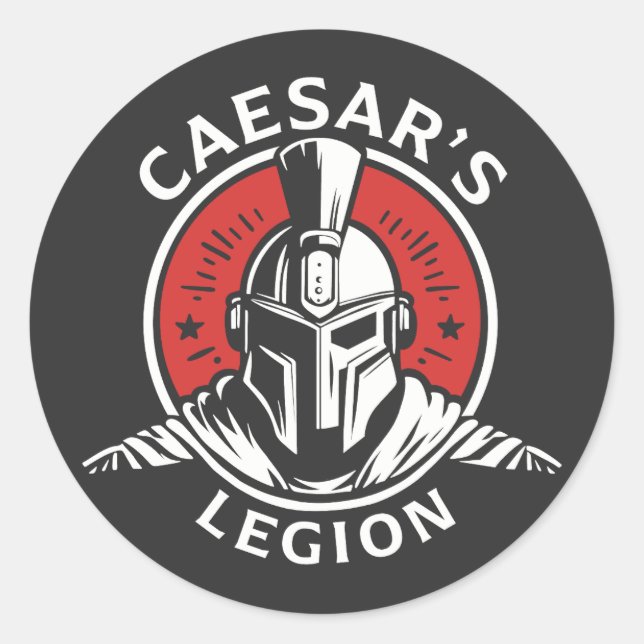 Sticker Rond La Légion de César New Vegas Fallout (Devant)