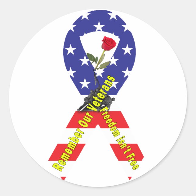 Sticker Rond La liberté n'est pas libre (Devant)