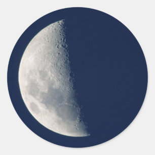 Sticker Rond La Lune depuis Howick, Kwazulu-Natal
