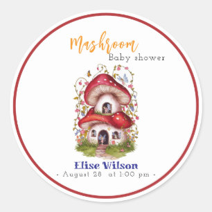 Sticker Rond La magie des mashroom douces est en route