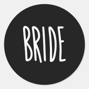 Sticker Rond La mariée Mariage de la salle