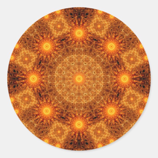 Sticker Rond La matrice divine (Devant)