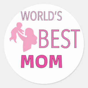 Sticker Rond La meilleure maman du monde