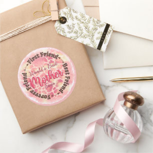 Sticker Rond La meilleure mère du monde