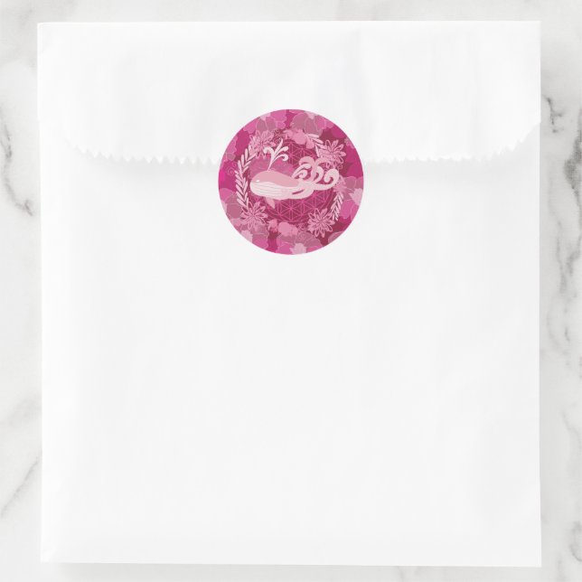 Sticker Rond La Mort de la vie (Sac)