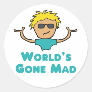 Sticker Rond La mort du monde