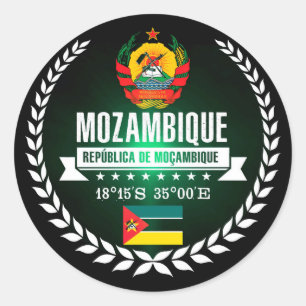 Sticker Rond La Mozambique