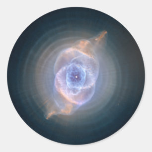 Sticker Rond La NASA de Hubble de nébuleuse du plot