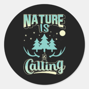 Sticker Rond La Nature randonnée