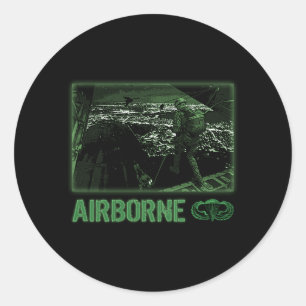 Sticker Rond La nuit en vol