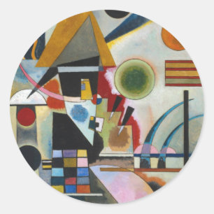 Sticker Rond La peinture Abstraite de Kandinsky