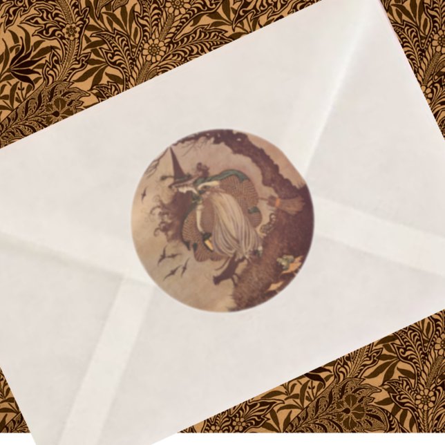 Sticker Rond La Petite Sorcière (Créateur téléchargé)