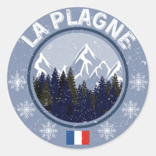 Sticker Rond La Plagne Station de Ski