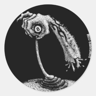 Sticker Rond La poignée O embraye l'autocollant