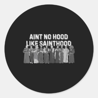 Sticker Rond La Prière Religieuse Catholique N'A Pas L'Air D'Un