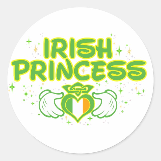 Sticker Rond La princesse irlandaise (Devant)
