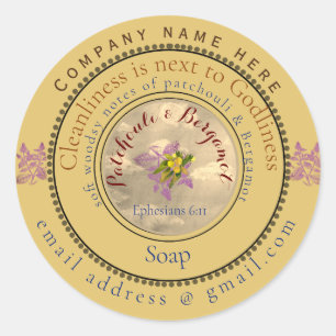 Sticker Rond la propreté est à côté de la piété