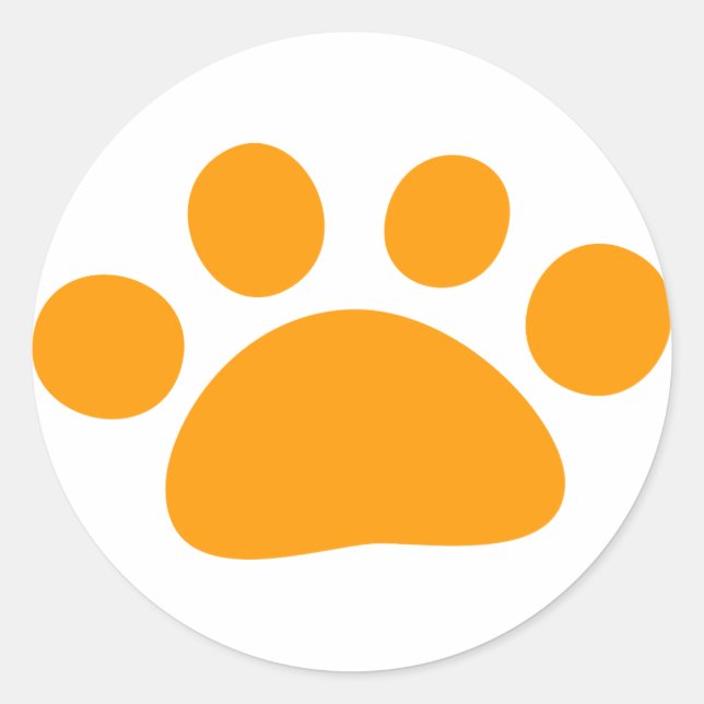 Sticker Rond la protection de l'animal (Devant)