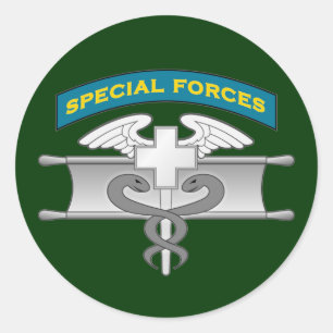 Sticker Rond La Q-étiquette de SF et le médecin d'expert badg