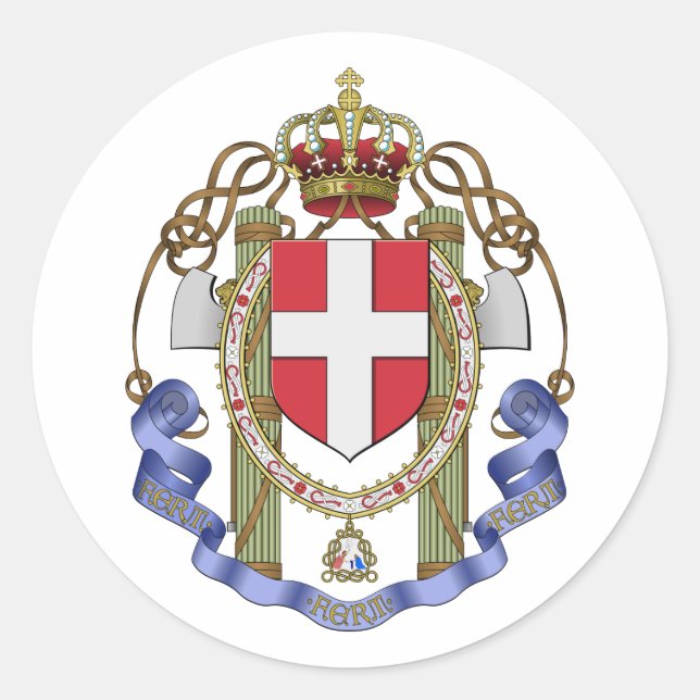 Sticker Rond la Regia Aeronautica, Italie (Devant)