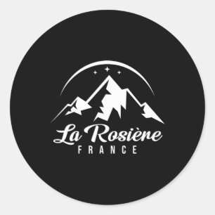 Sticker Rond La Rosière France Station De Ski Ski Snowboard S