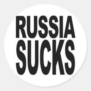 Sticker Rond La Russie craint