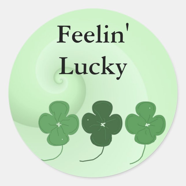 Sticker Rond La Saint-Patrick (Devant)