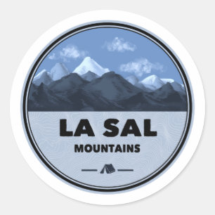 Sticker Rond La Sal Mountains Utah Camping
