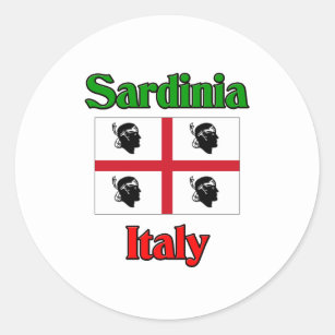 Sticker Rond La Sardaigne Italie