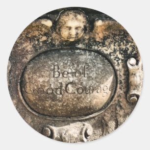 Sticker Rond La savane de cimetière de Bonaventure, GA
