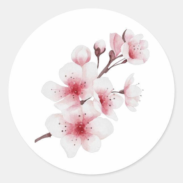 Sticker Rond La série Okinawa Design 30 (Devant)