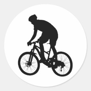 Cadeaux Silhouette Cycliste Zazzle Fr